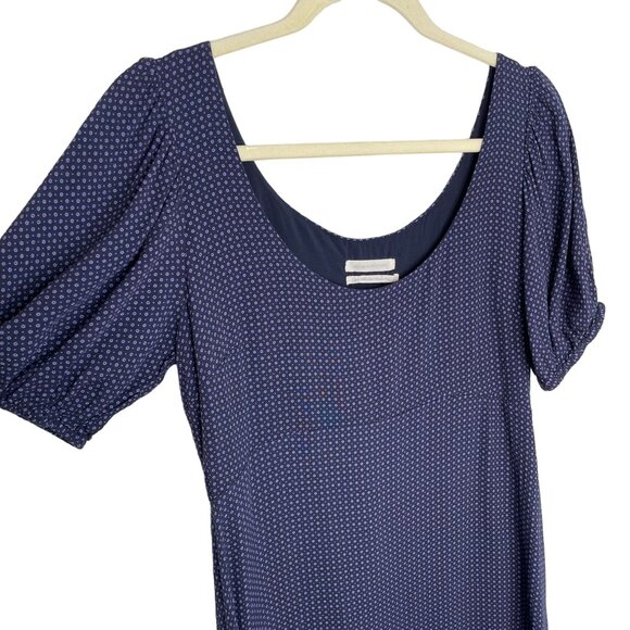 Urban Outfitters Navy Ditsy Floral Scoop Neck Dress, M - Picture 4 of 8